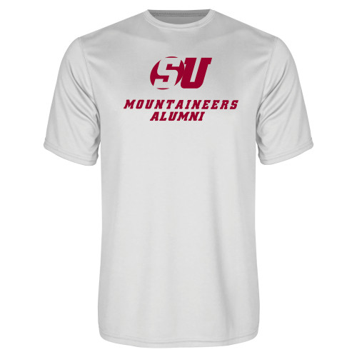  White Performance Tee - Alumni
