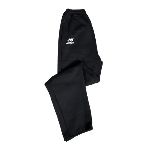  Black Fleece Open Bottom Pant - Official Logo