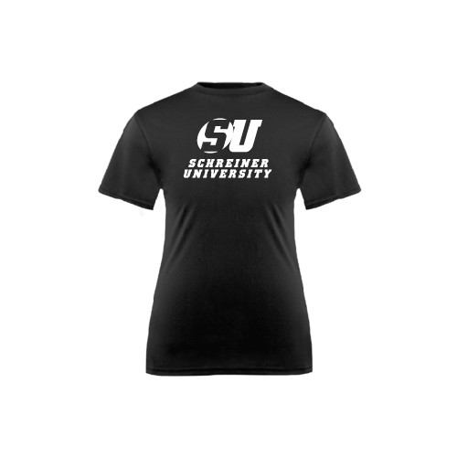  Youth Performance Black Tee - Official Logo