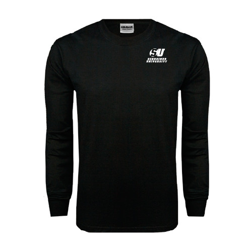  Black Long Sleeve T Shirt - Official Logo