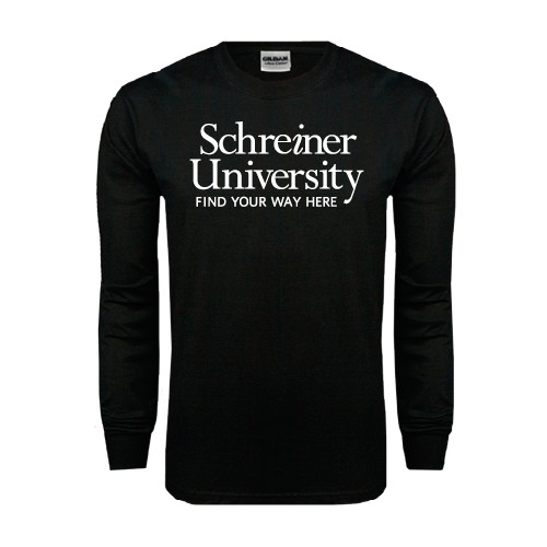  Black Long Sleeve T Shirt - University Mark