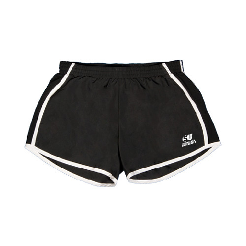  Womens Black/White Team Short - Official Logo