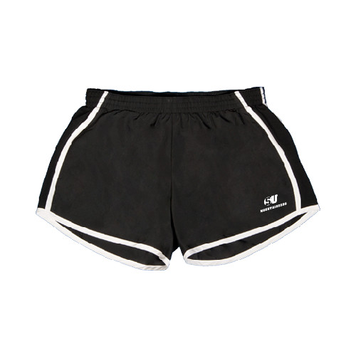  Womens Black/White Team Short - SU Mountaineers