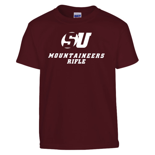  Youth Maroon T Shirt - Rifle