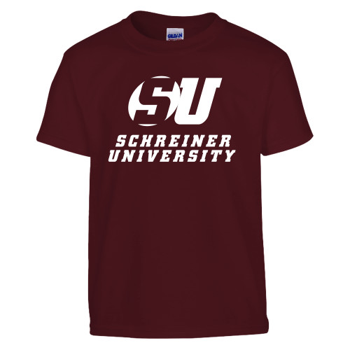  Youth Maroon T Shirt - Official Logo