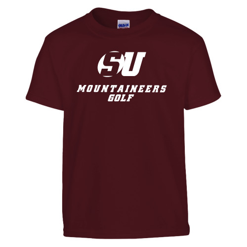  Youth Maroon T Shirt - Golf
