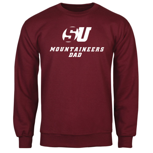  Maroon Fleece Crew - Dad