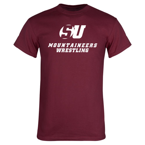  Maroon T Shirt - Wrestling
