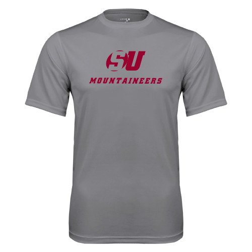  Grey Concrete Performance Tee - SU Mountaineers