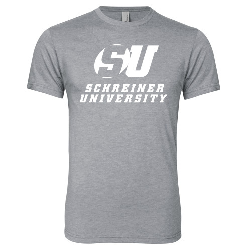  Next Level Heather Grey Triblend Tee - Official Logo