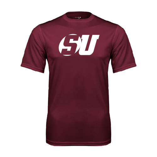  Maroon Performance Tee - SU