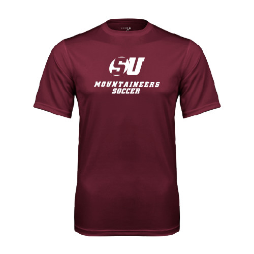  Maroon Performance Tee - Soccer