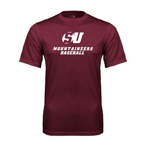  Maroon Performance Tee - Baseball