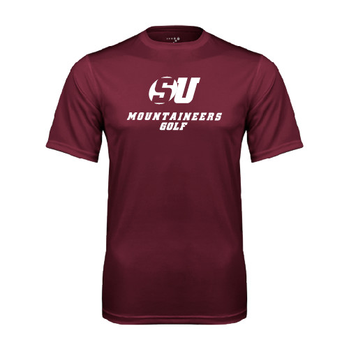  Maroon Performance Tee - Golf
