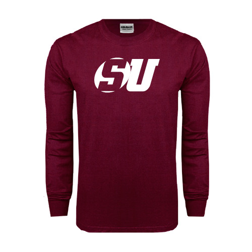 Main Image for  Maroon Long Sleeve T-Shirt