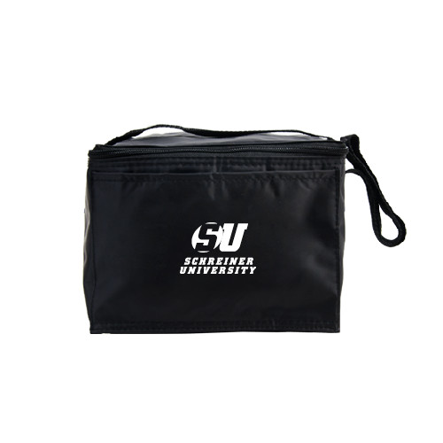  Six Pack Black Cooler - Official Logo