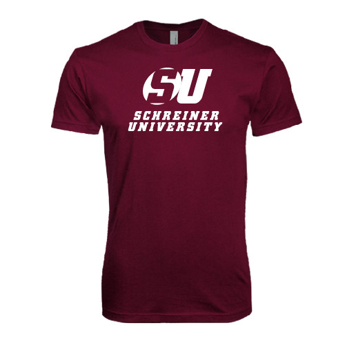  Next Level Maroon SoftStyle T Shirt - Official Logo