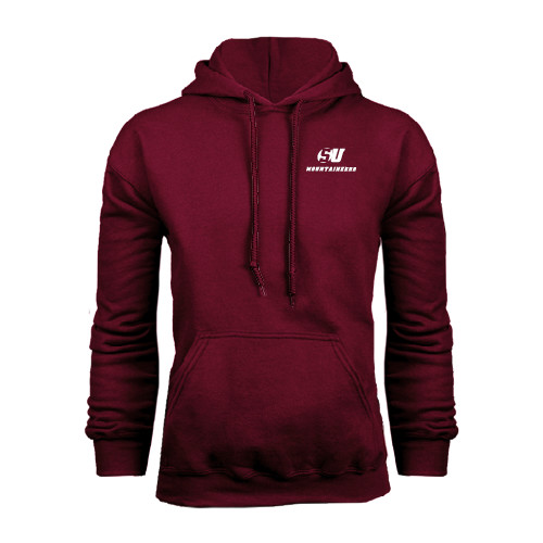  Maroon Fleece Hoodie - SU Mountaineers
