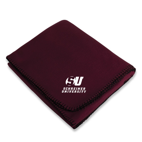  Maroon Arctic Fleece Blanket - Official Logo