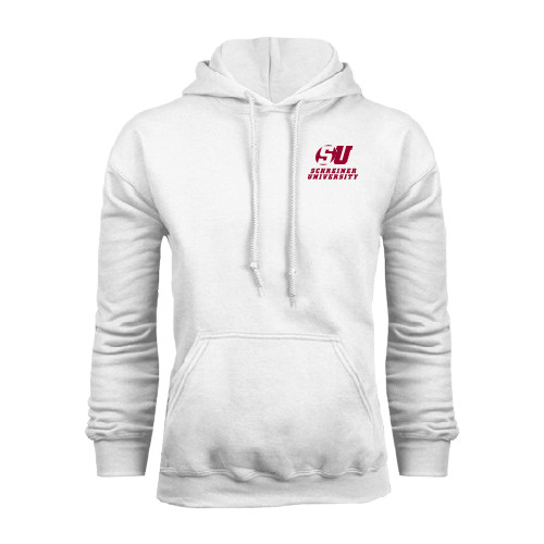  White Fleece Hoodie - Official Logo