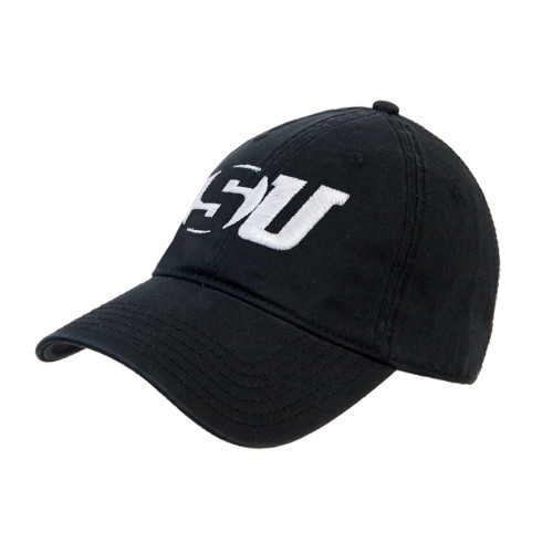  Black Unstructured Adjustable Low Profile Hat - SU