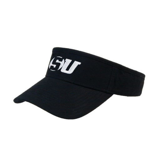  Black Brushed Bull Denim Visor - SU