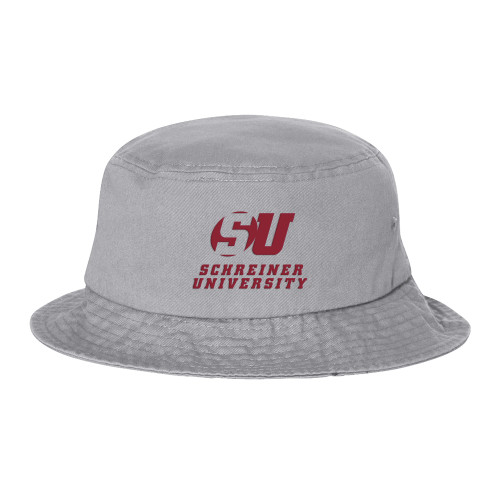  Sportsman Grey Bucket Hat - Official Logo