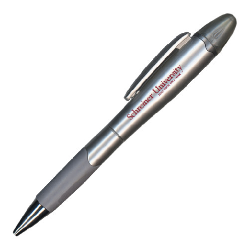  Silver/Silver Blossom Pen/Highlighter - University Wordmark
