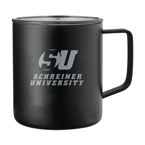  Rover Camp Vacuum Insulated Black Mug 14oz - Official Logo Engrave