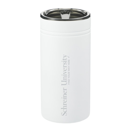  Sherpa Vacuum White Tumbler & Insulator 12oz - University Wordmark Engraved