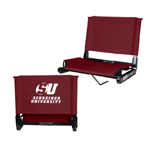  Stadium Chair Maroon - Official Logo