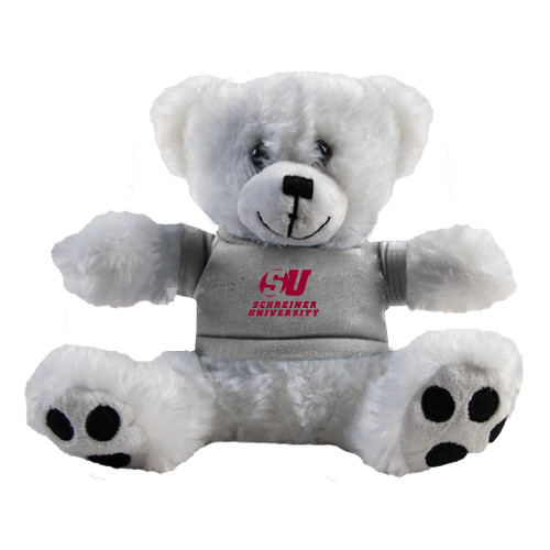  Plush Big Paw 8 1/2 inch White Bear w/Grey Shirt - Official Logo