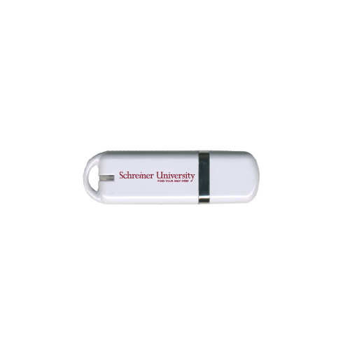  USB White Pen Drive 4G - University Wordmark