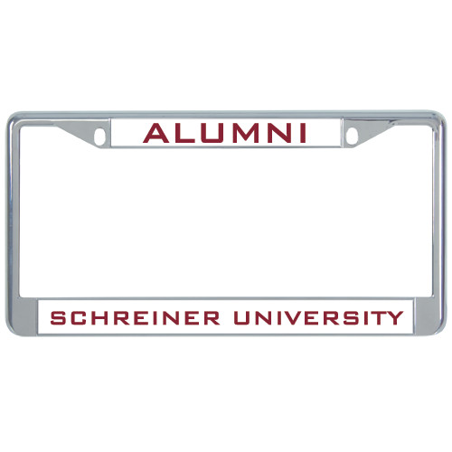  Alumni Metal License Plate Frame in Chrome - Alumni