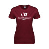 Thumbnail image for  Womens Maroon Short Sleeve Tee