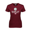 Thumbnail image for  Womens Maroon Short Sleeve Tee
