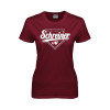 Thumbnail image for  Womens Maroon Short Sleeve Tee