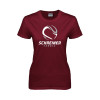 Thumbnail image for  Womens Maroon Short Sleeve Tee