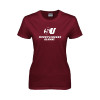 Thumbnail image for  Womens Maroon Short Sleeve Tee