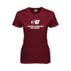 Thumbnail image for  Womens Maroon Short Sleeve Tee