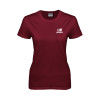 Thumbnail image for  Womens Maroon Short Sleeve Tee