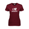 Thumbnail image for  Womens Maroon Short Sleeve Tee