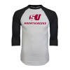 Thumbnail image for  White/Black Raglan Baseball T Shirt
