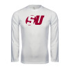 Thumbnail image for  White Performance Long Sleeve Shirt