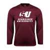 Thumbnail image for  Maroon Performance Long Sleeve Shirt