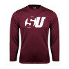 Thumbnail image for  Maroon Performance Long Sleeve Shirt