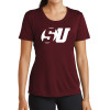 Thumbnail image for  Womens Maroon Performance Short Sleeve Tee