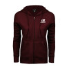 Thumbnail image for  ENZA Womens Maroon Fleece Full Zip Hoodie