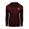 Thumbnail image for  ENZA Womens Maroon Fleece Full Zip Hoodie
