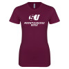 Thumbnail image for  Next Level Womens Maroon Boyfriend Tee